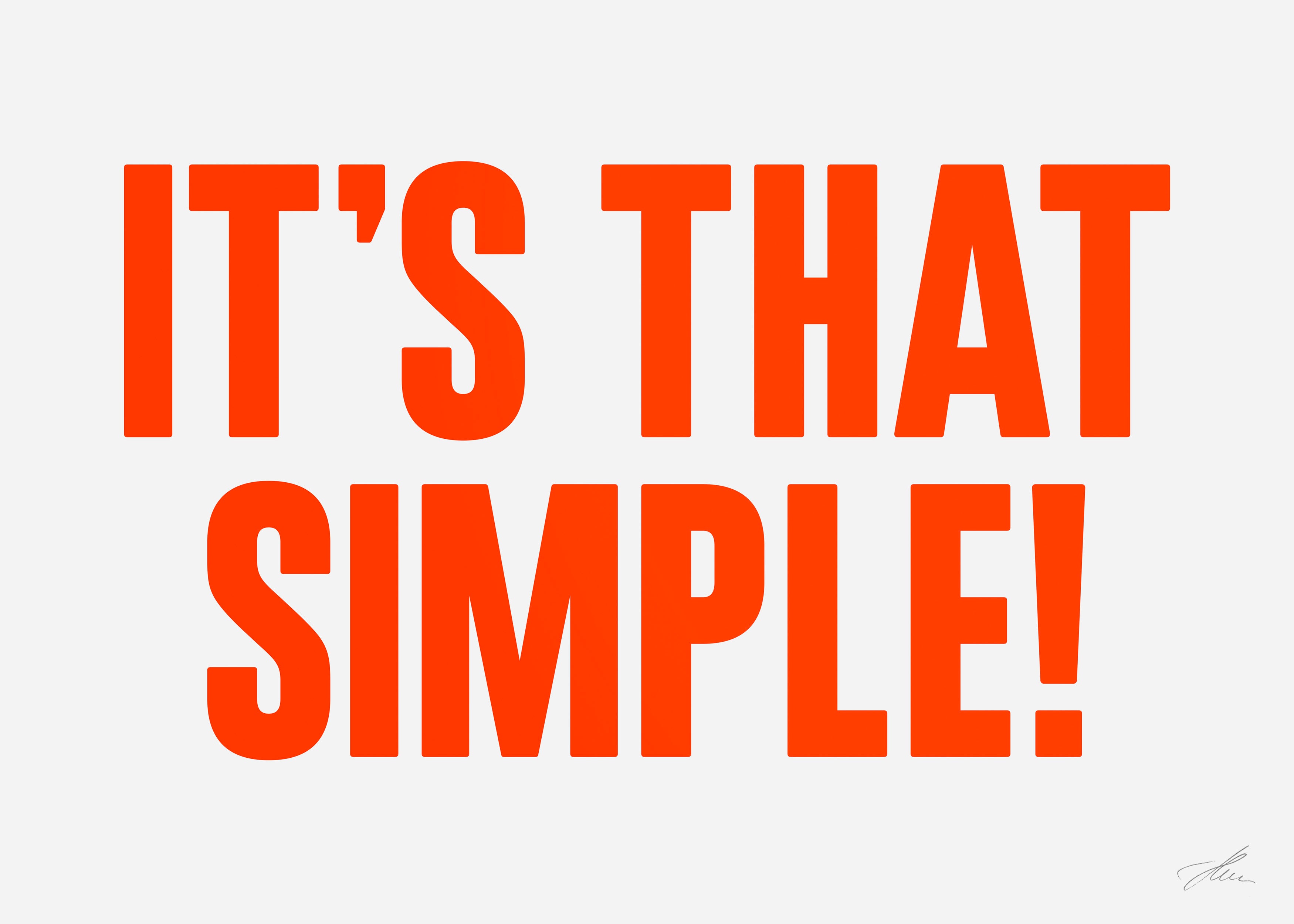 Its That Simple