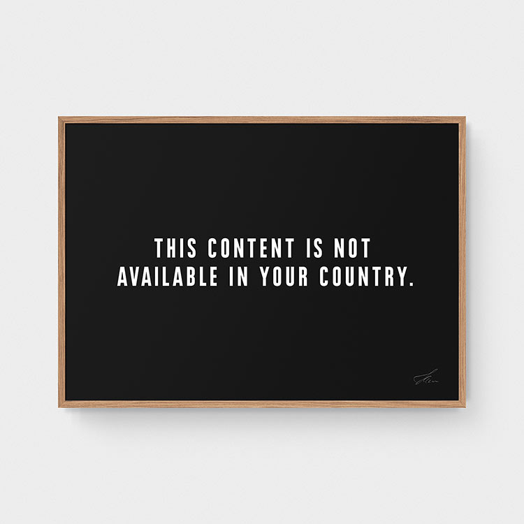 This Content Is Not Available In Your Country