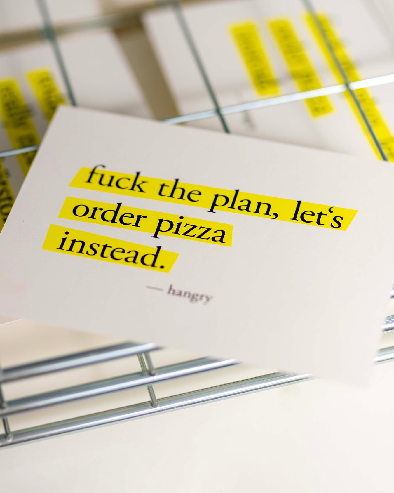 Fck the plan