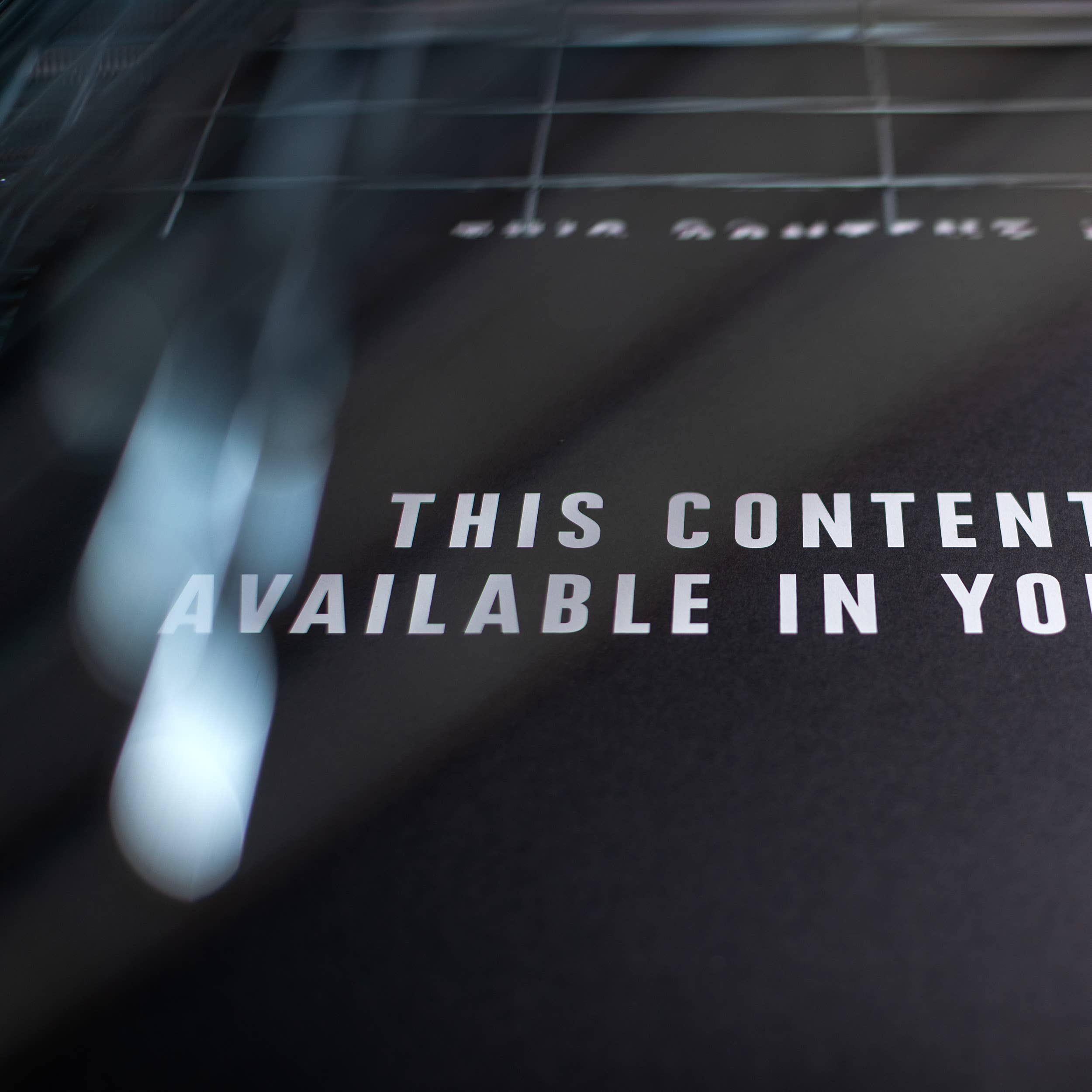 This Content Is Not Available In Your Country