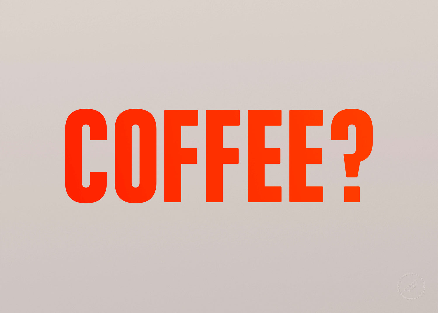 Coffee? (Neon)