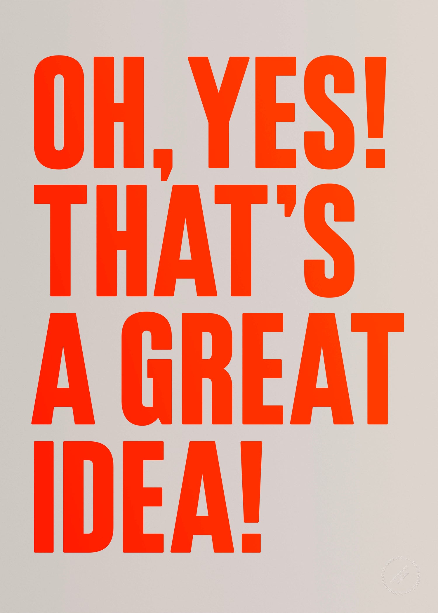 Oh, yes! That's a great idea! (Neon)