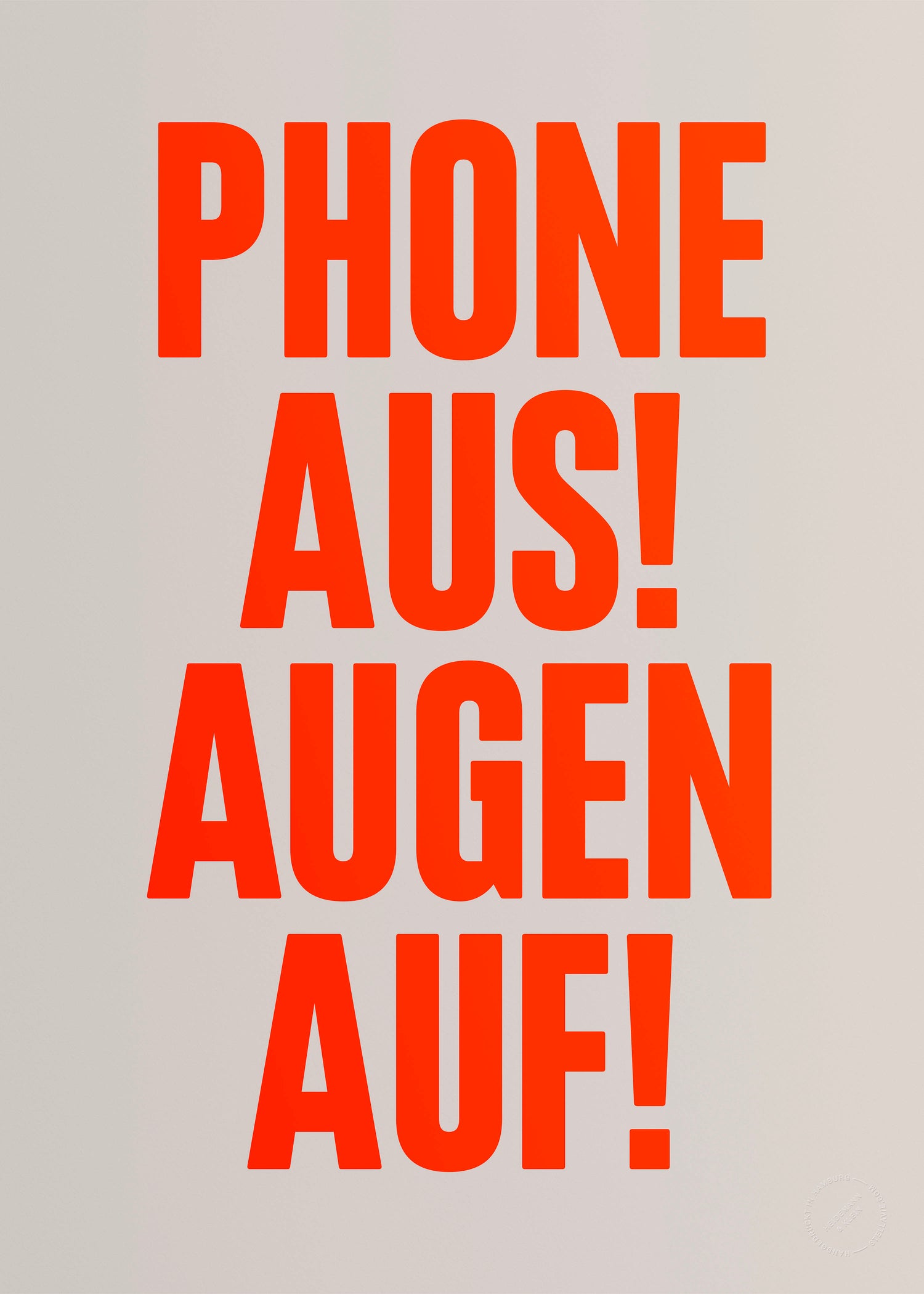 Phone aus! Augen auf! (Neon)