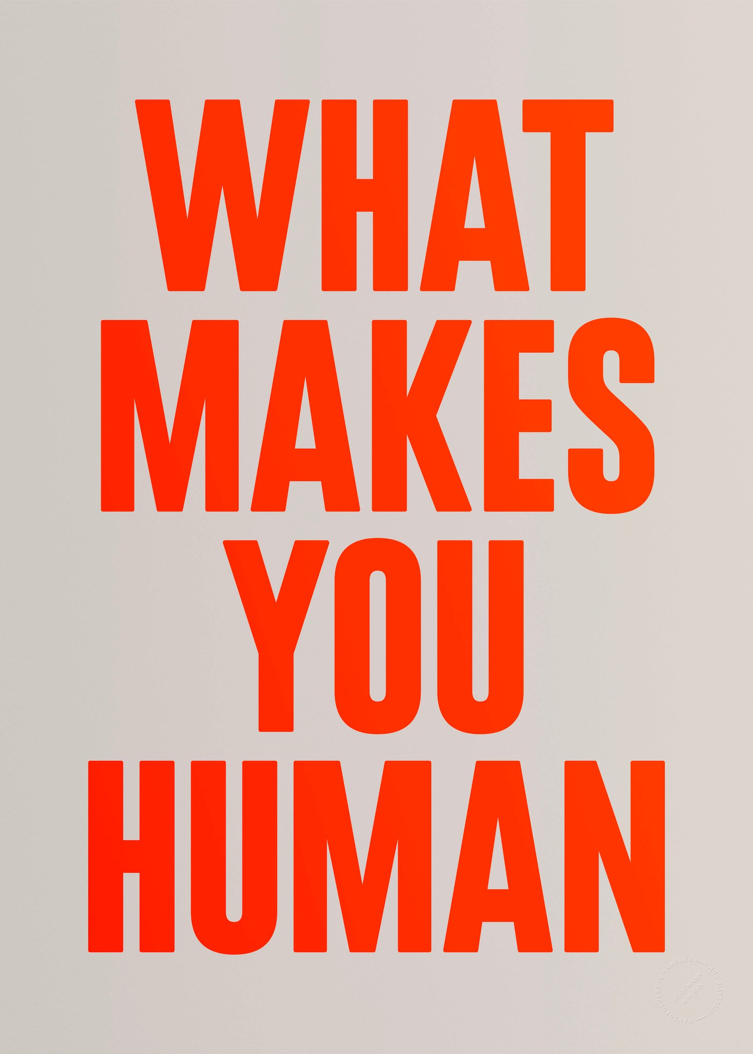 What makes you human (Neon)