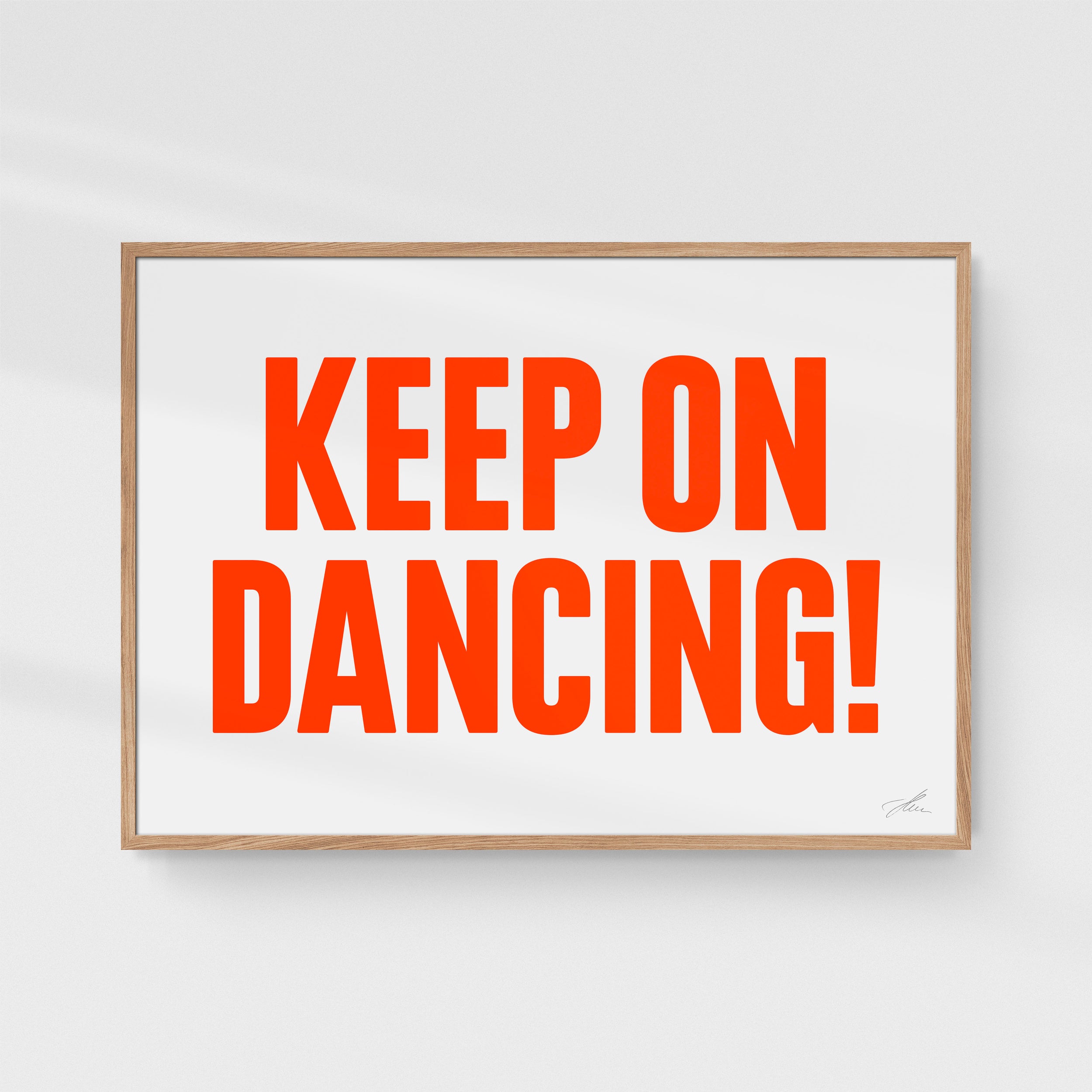 Keep on dancing!