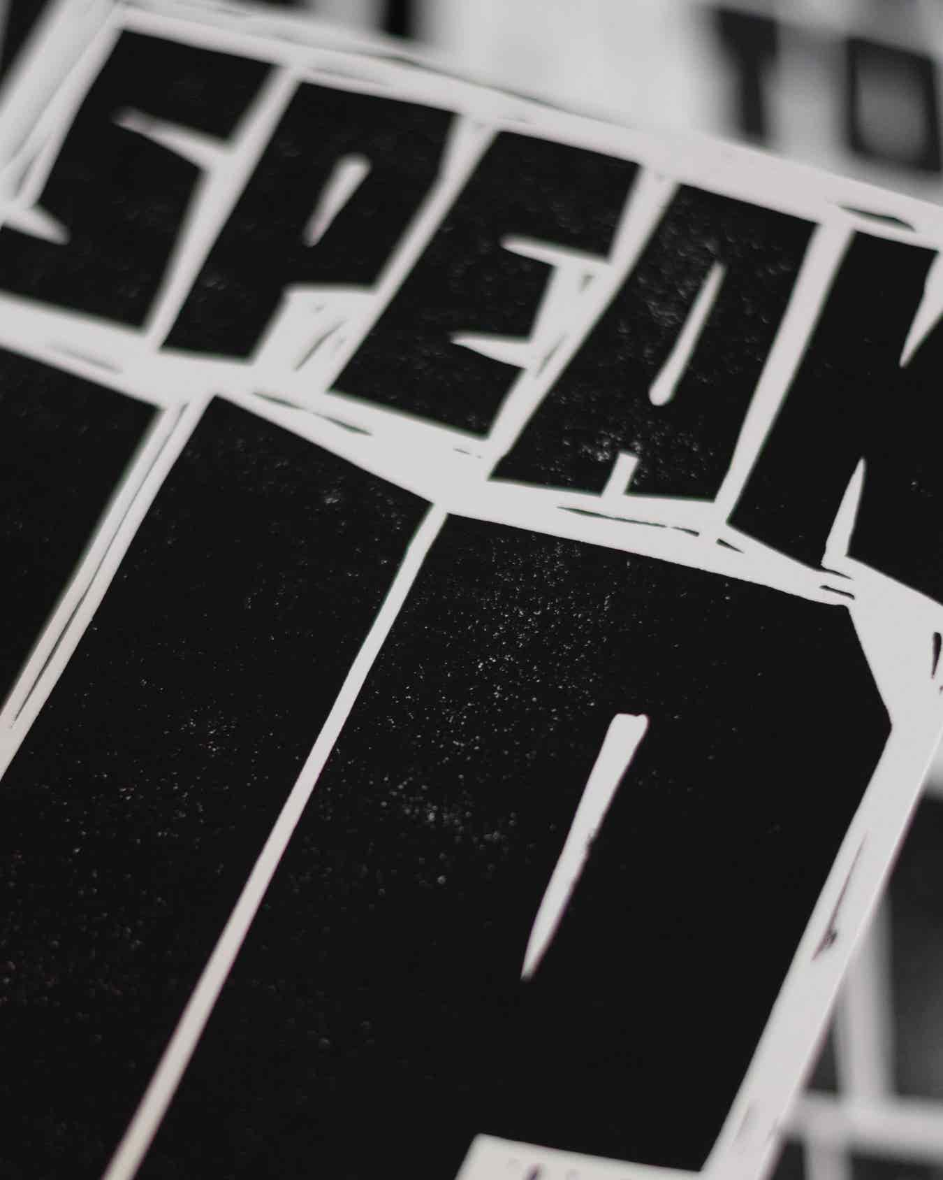 Speak UP (Grußkarte)