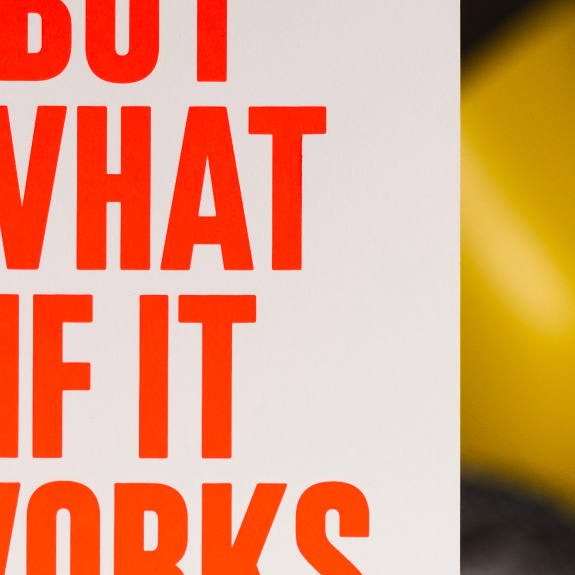 But what if it works (Grußkarte) – Stellavie