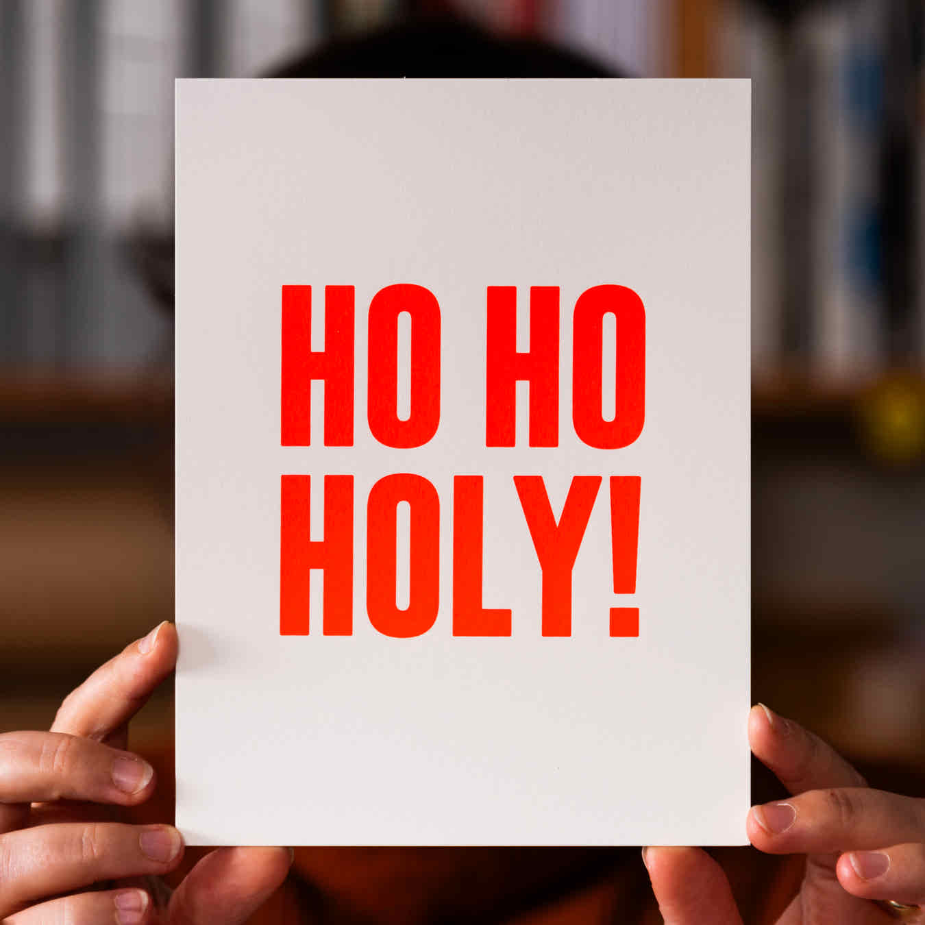 Ho ho holy (Grußkarte/Neon)