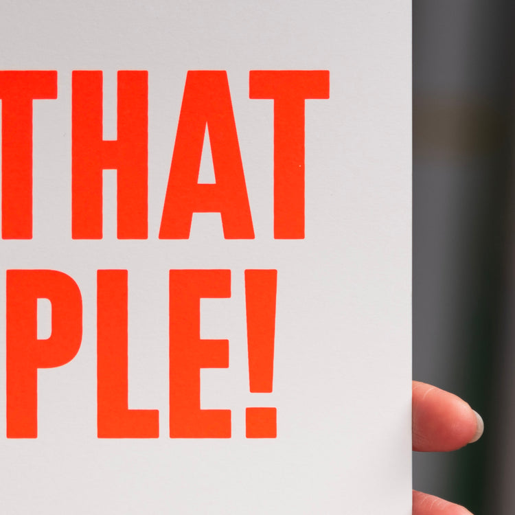 It's that simple! (Grußkarte/Neon)