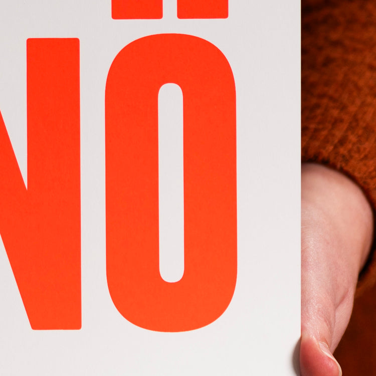 NÖ (Grußkarte/Neon)