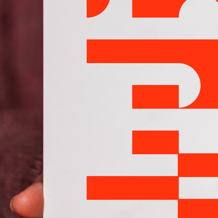 rndm#4206 (Grußkarte/Neon)