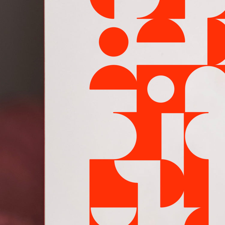 rndm#8402 (Grußkarte/Neon)