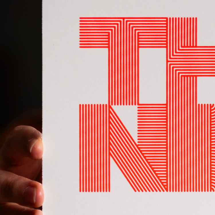 Thanks (Grußkarte/Neon)