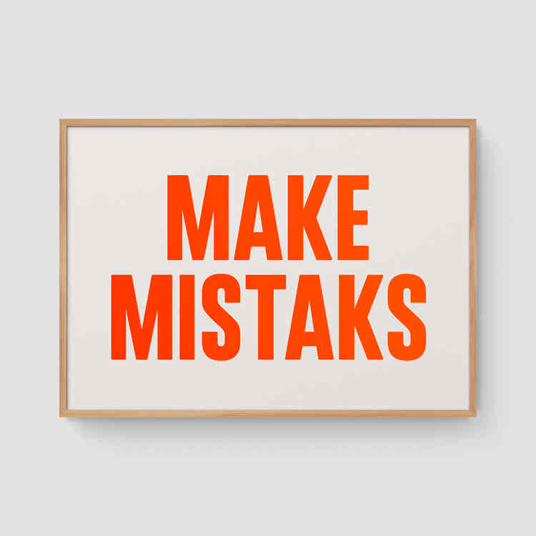 Make mistaks (Neon)