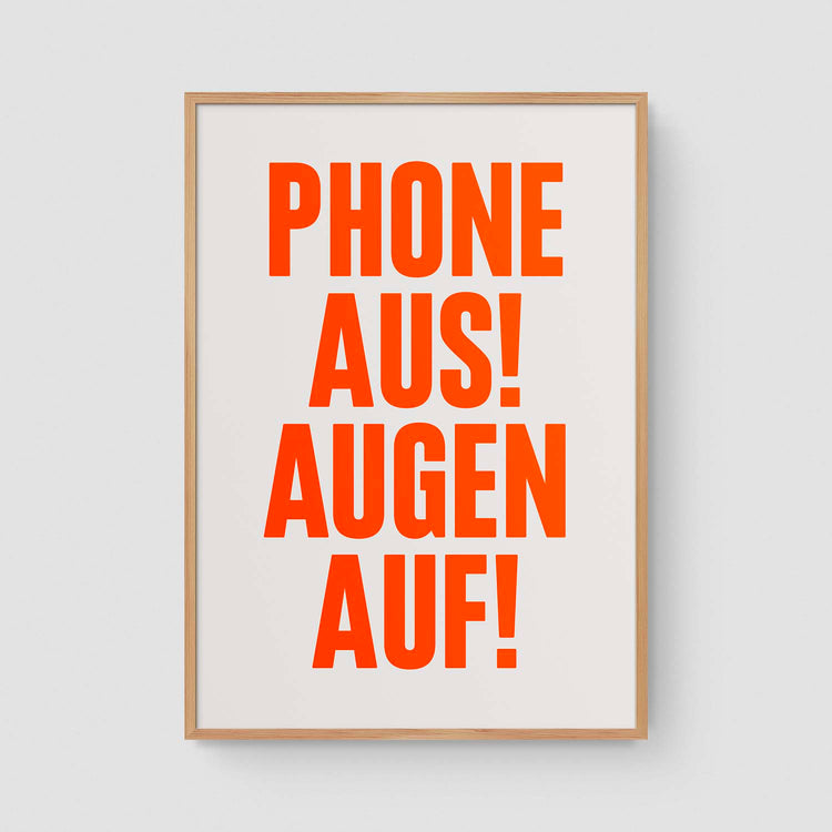 Phone aus! Augen auf! (Neon)