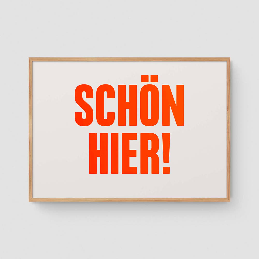 Schön hier! (Neon)