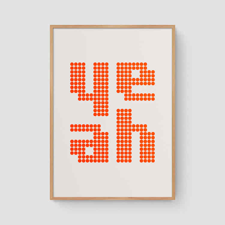 yeah (Neon-Red)