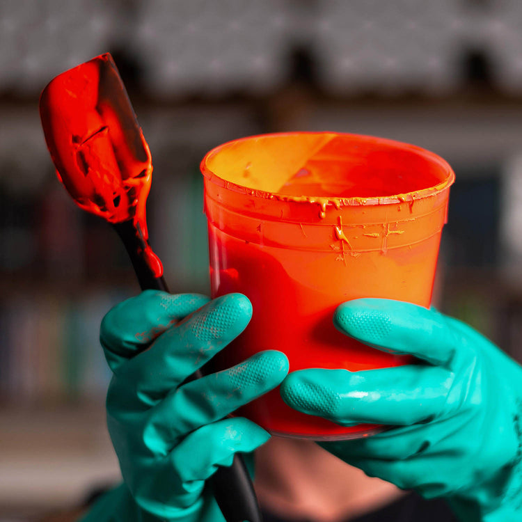 Kaffee? (Grußkarte/Neon)