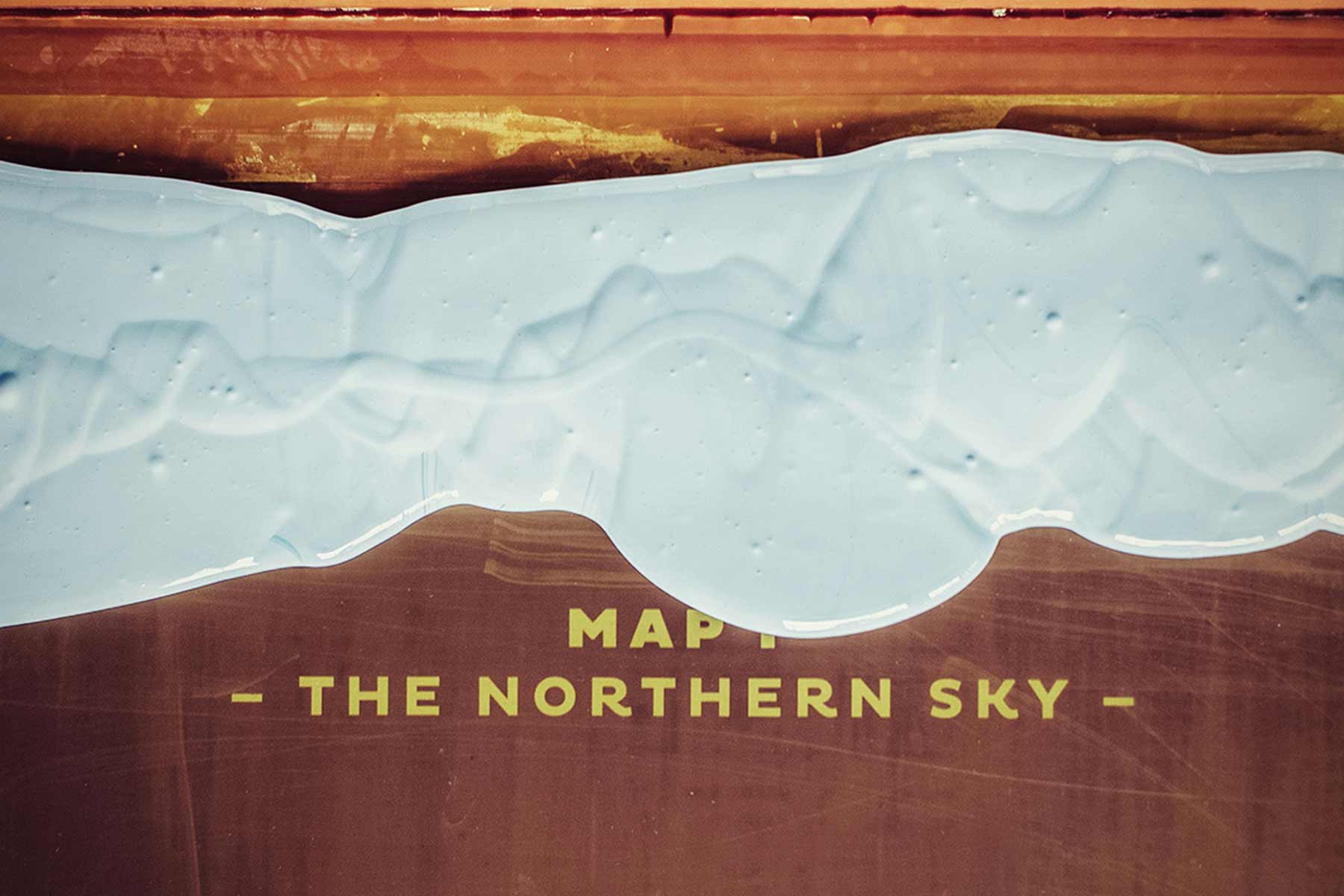 Stellar Map Constellation Prints: Map I — The Northern Sky (Night-Blue)