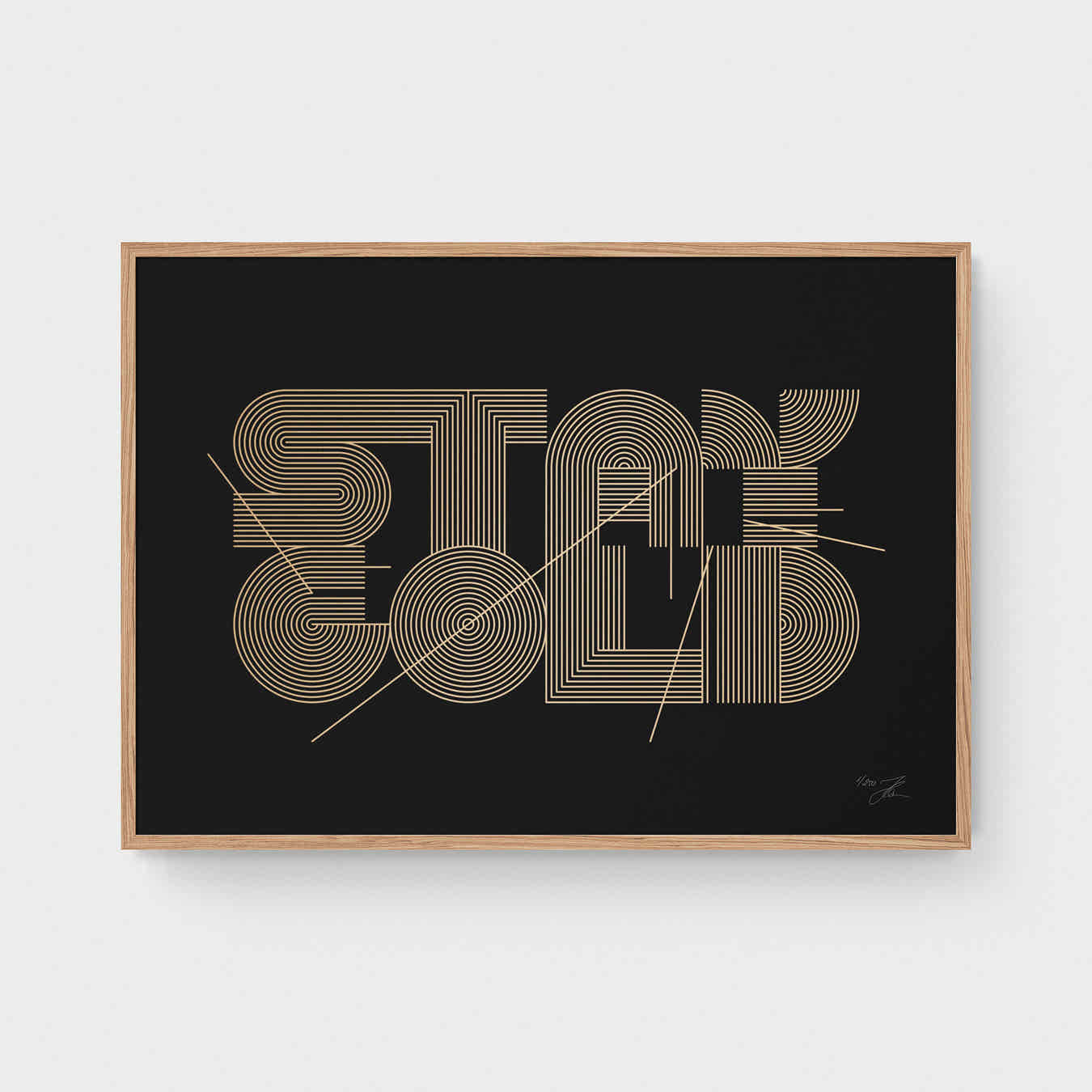 Stay Gold (Gold/Black)