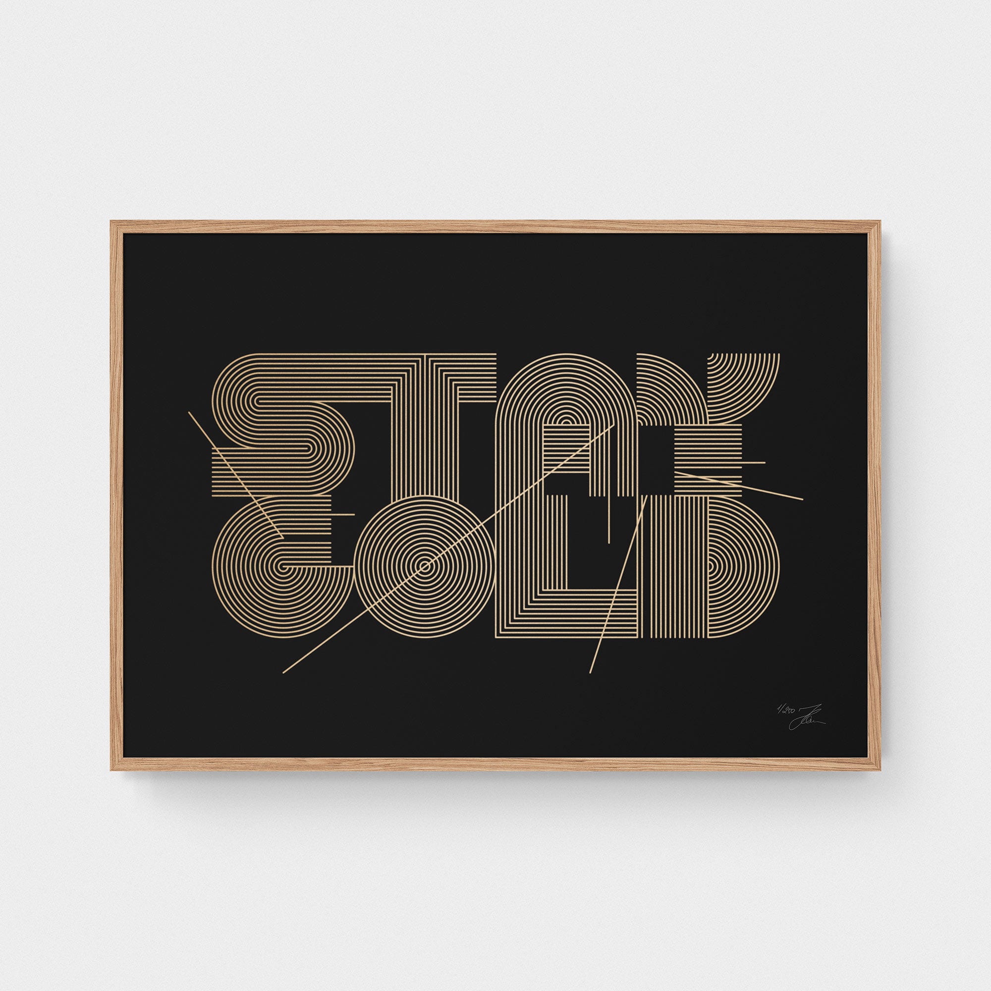 Stay Gold (Gold/Black)