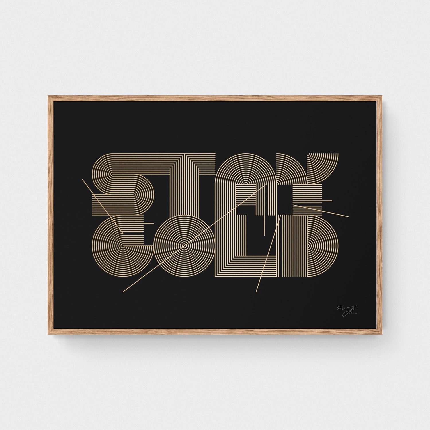 Stay Gold (Gold/Black)