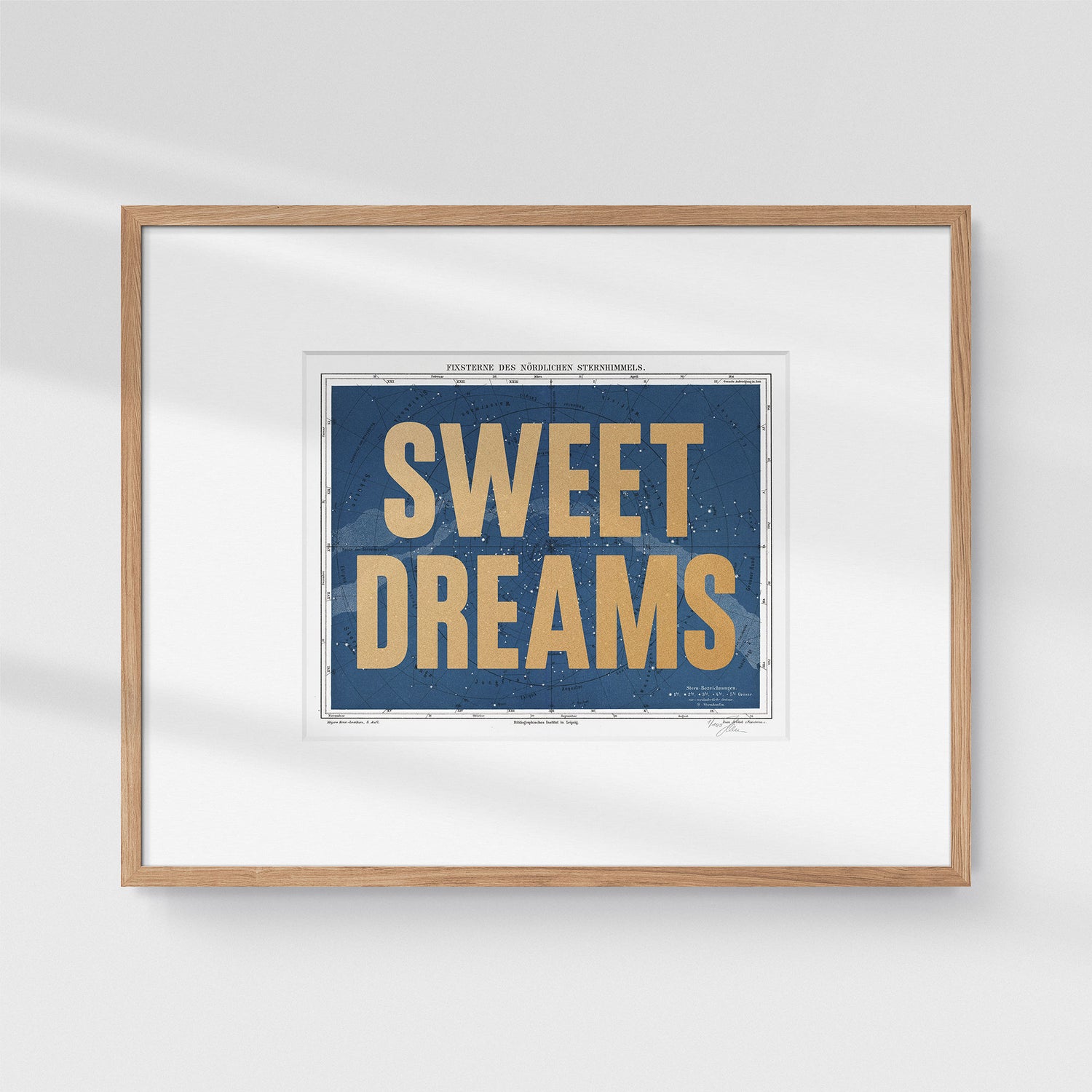 Sweet Dreams — Typography X Ephemera (Gold)