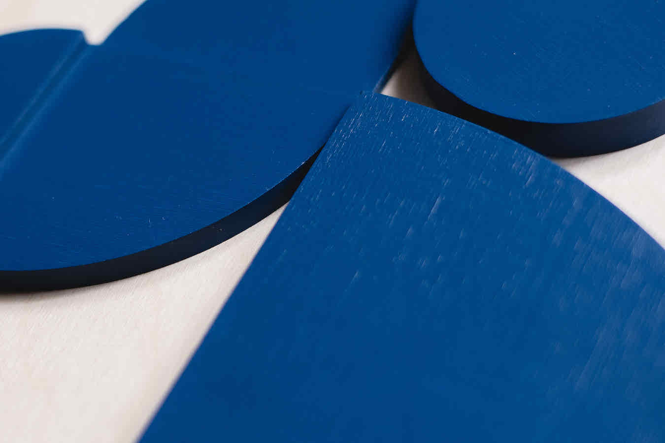 Something Round & Blue II (Wood)