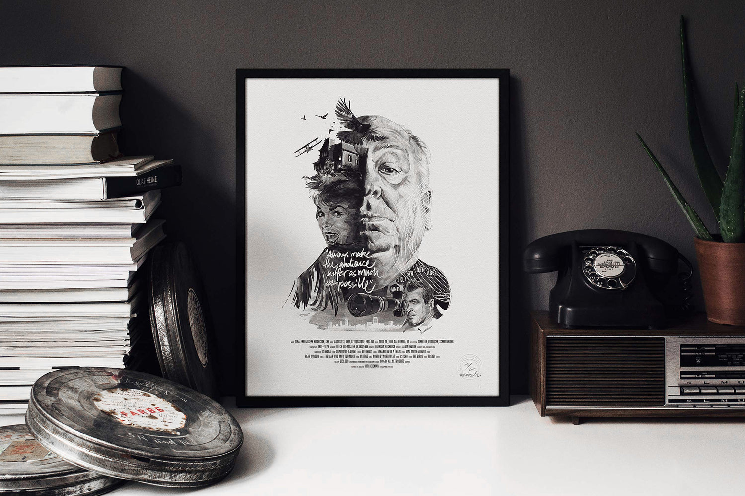 Movie Director Portrait – Alfred Hitchcock