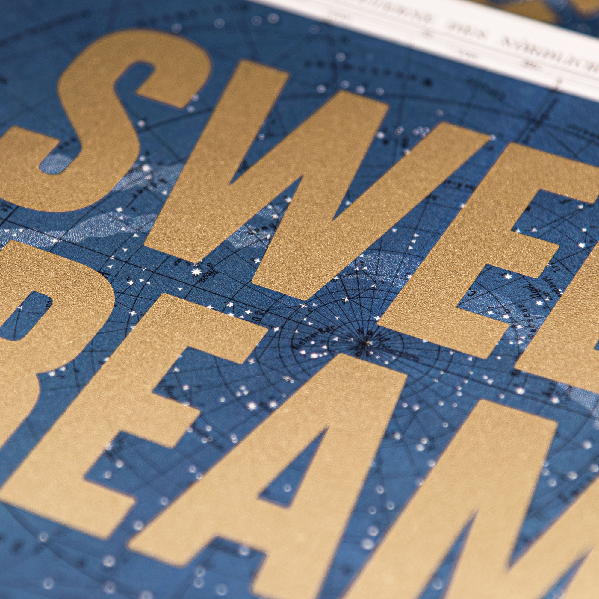 Sweet Dreams — Typography X Ephemera (Gold)