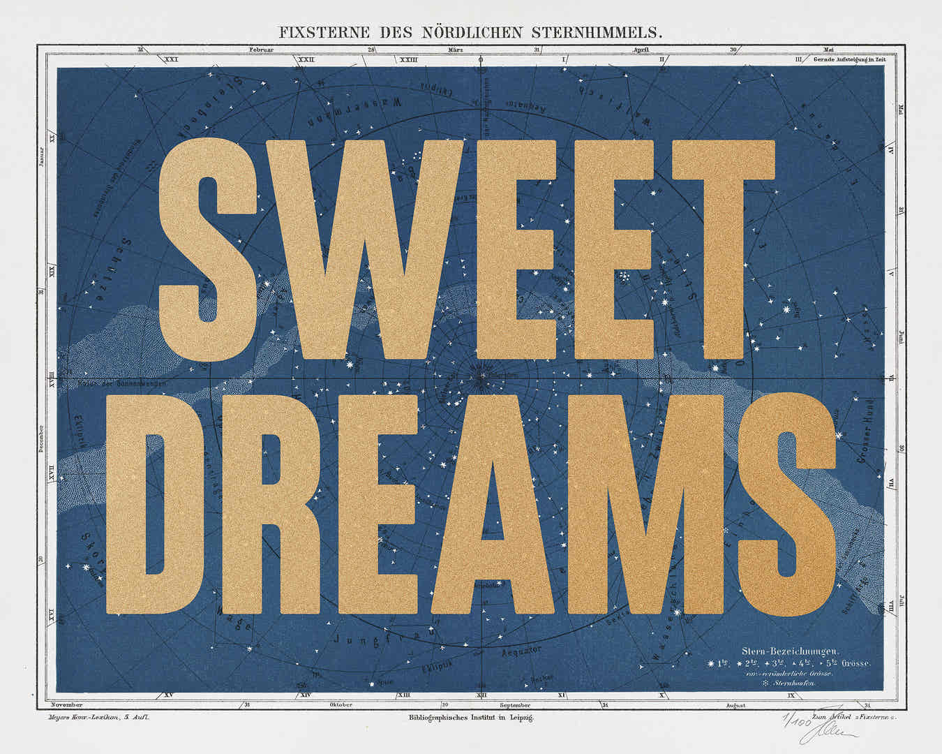 Sweet Dreams — Typography X Ephemera (Gold)