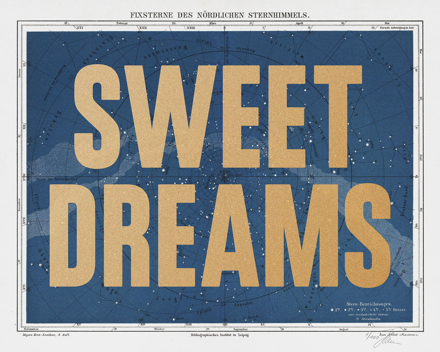 Sweet Dreams — Typography X Ephemera (Gold)